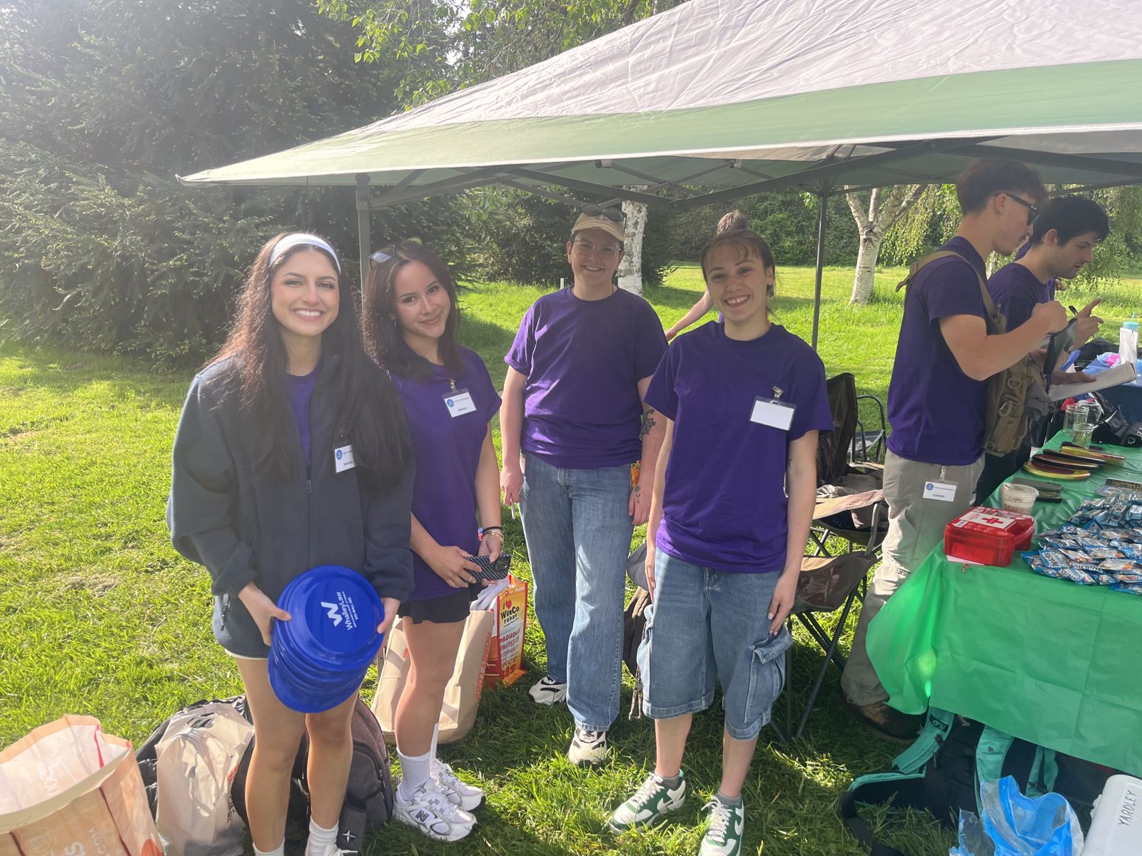 Changemakers at outdoor community event